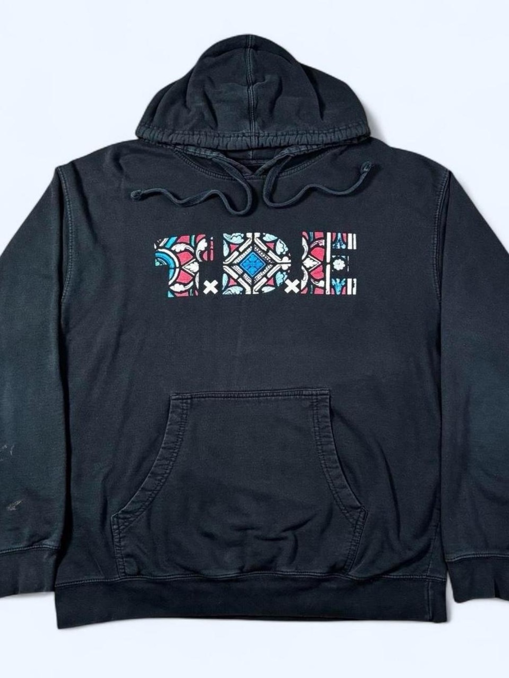 TDE Top Dawg Entertainment Black Graphic Hoodie Large Kendrick Lamar Era Rap Y2K